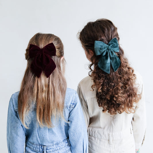 Agnes Oversize Bow Pack Burgundy