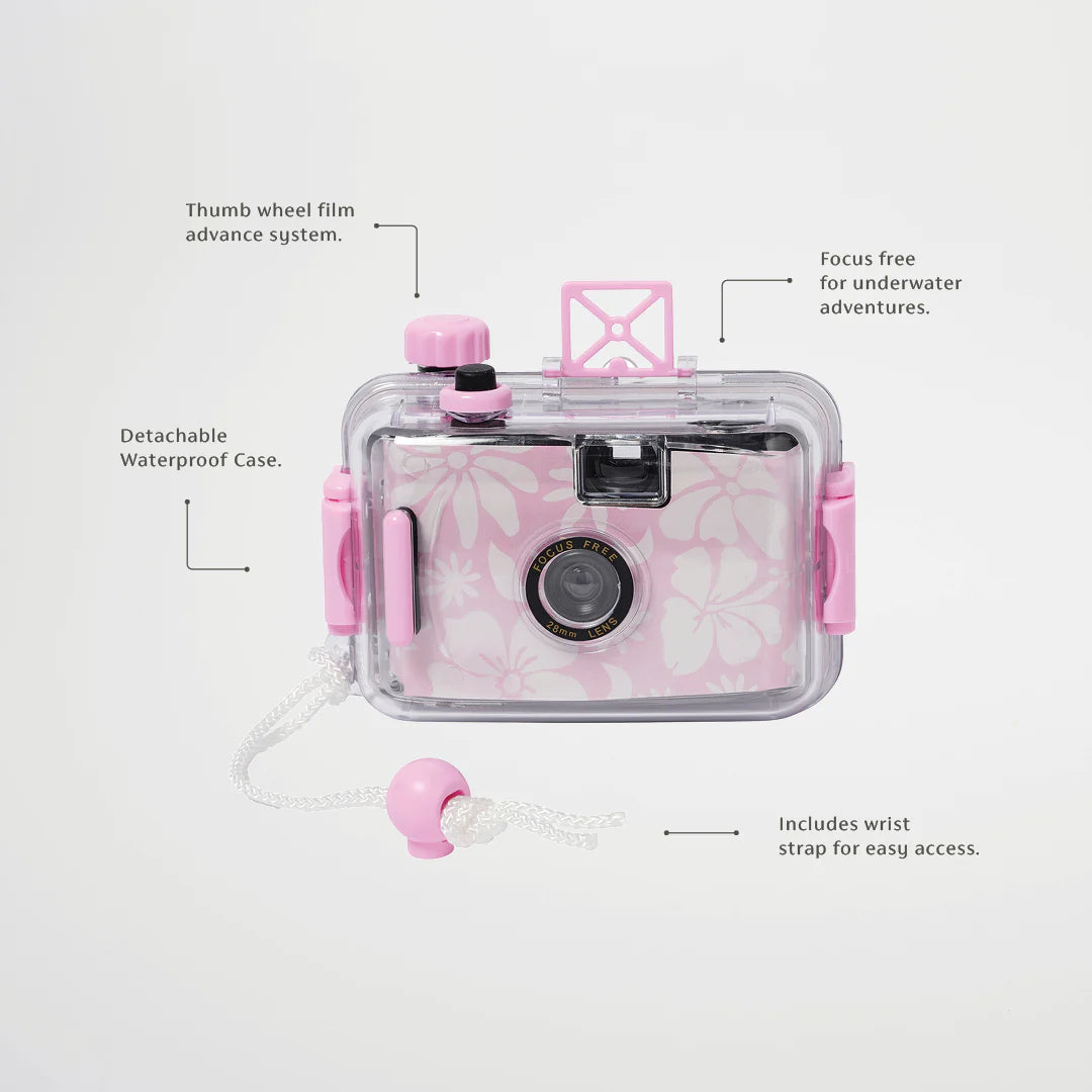 Underwater Camera Pink Floral