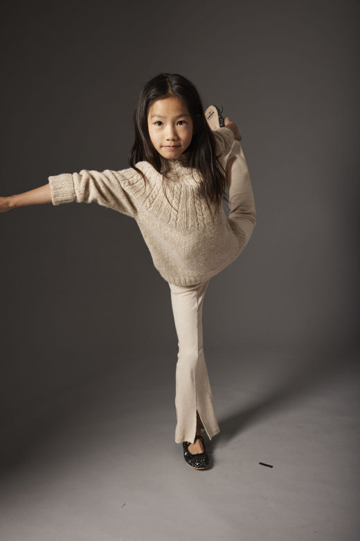 Soft Stone Cotton Rib Leggings