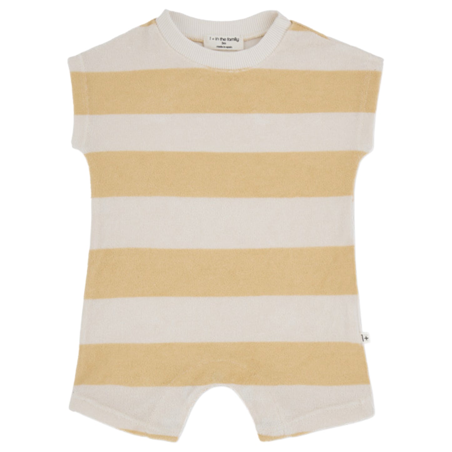 Striped Terry Jersey Jumpsuit