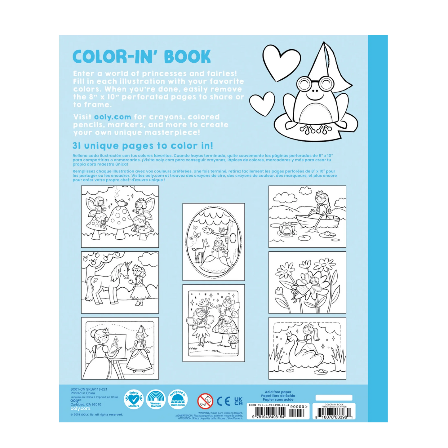 Coloring Book Princess & Fair