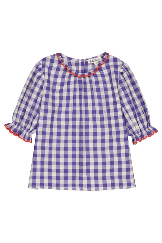 Ida Set Purple Gingham