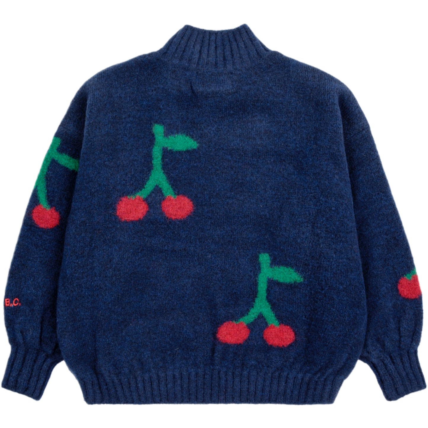 Bobo Cherry All Over Turtle Neck Jumper