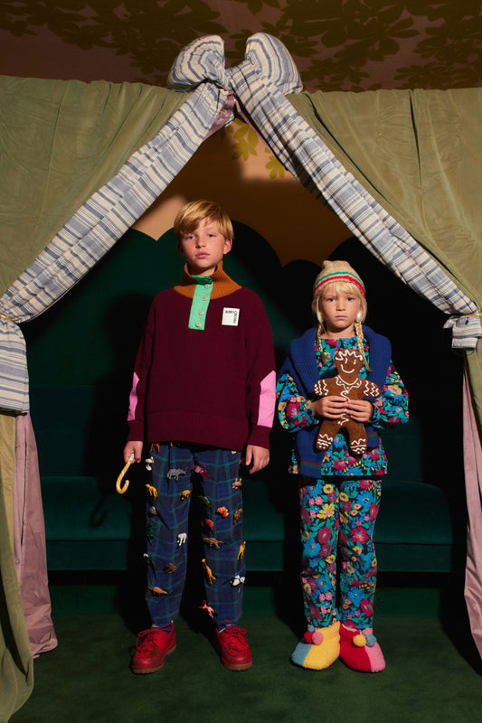 Flowers all over woven blouse