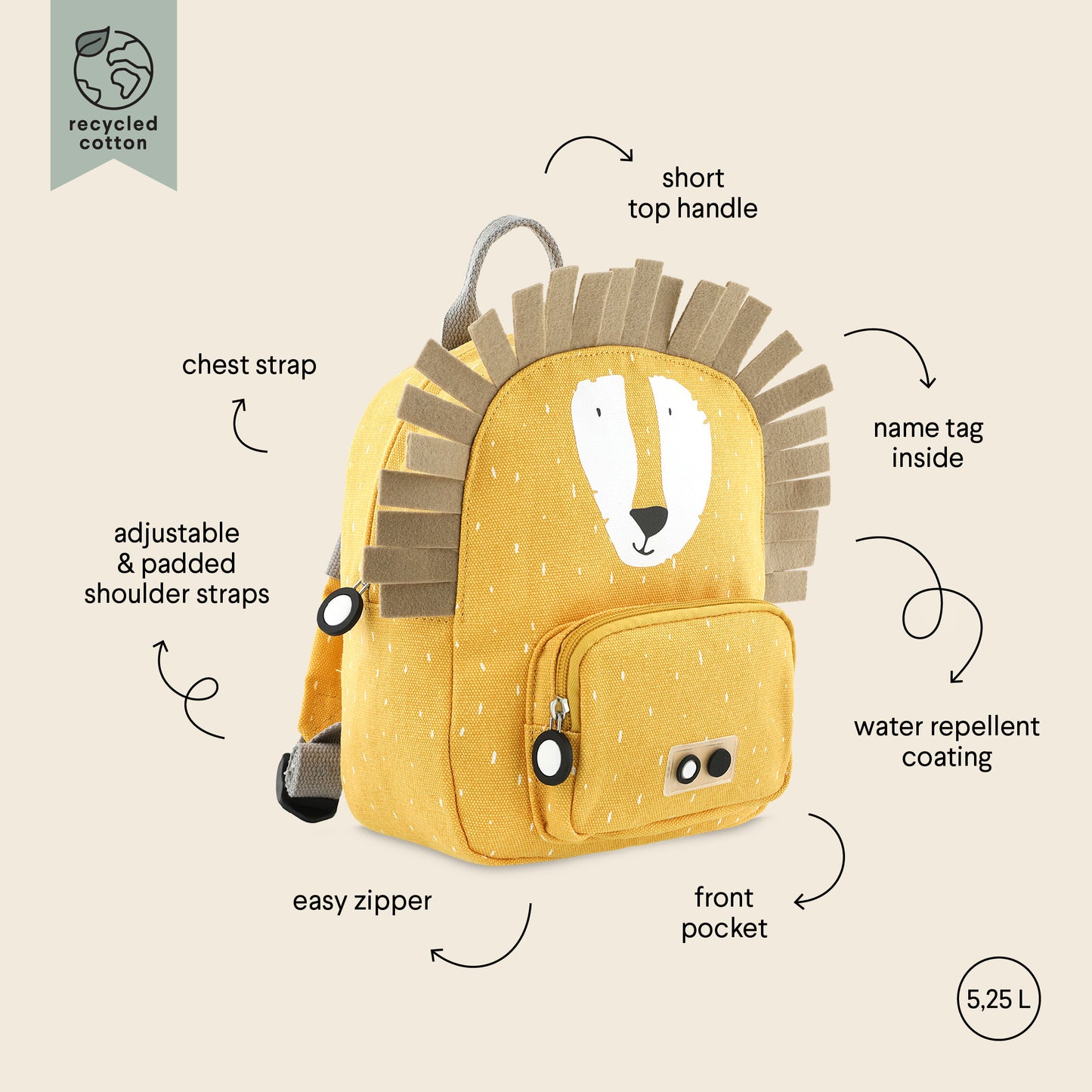Mr. Lion Backpack Small