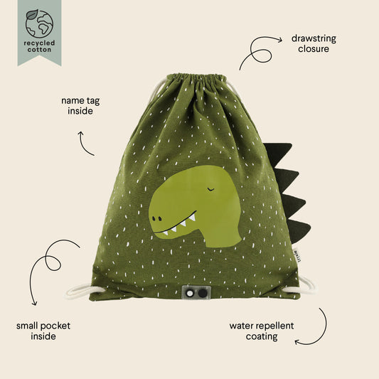 Mr. Dino - Drawstring Bag