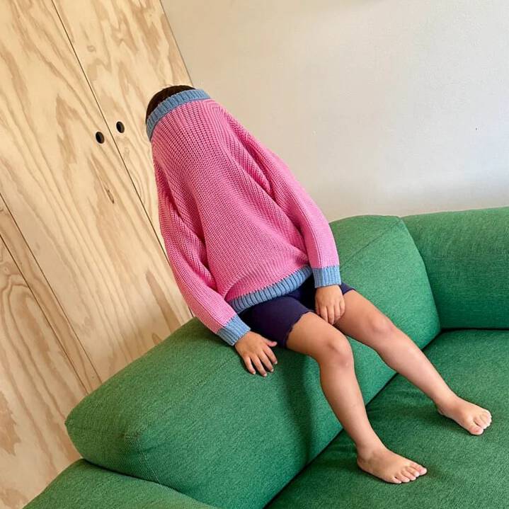 Merino Sweater - Pink Sky