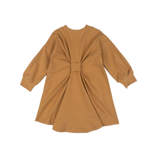 Mia Bow Dress Bronze