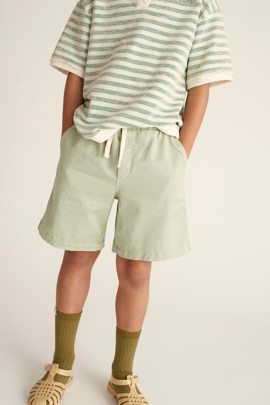 Sergio Light Twill Frosty Green Short