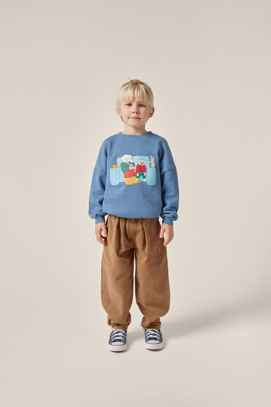 Family On The Couch Kids Sweatshirt