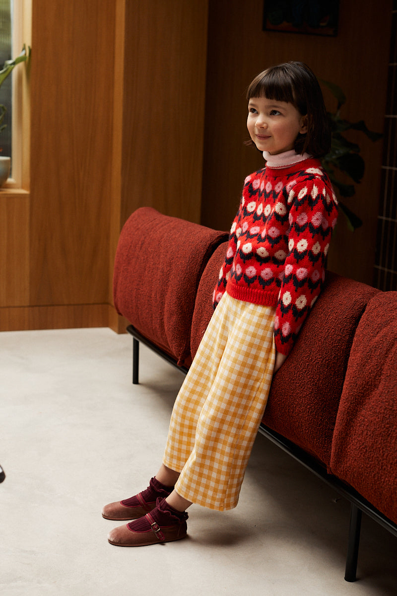 Cleophee Jumper Fleurette Red