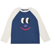 Smiling Face Color Block Tshirt
