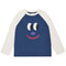 Smiling Face Color Block Tshirt
