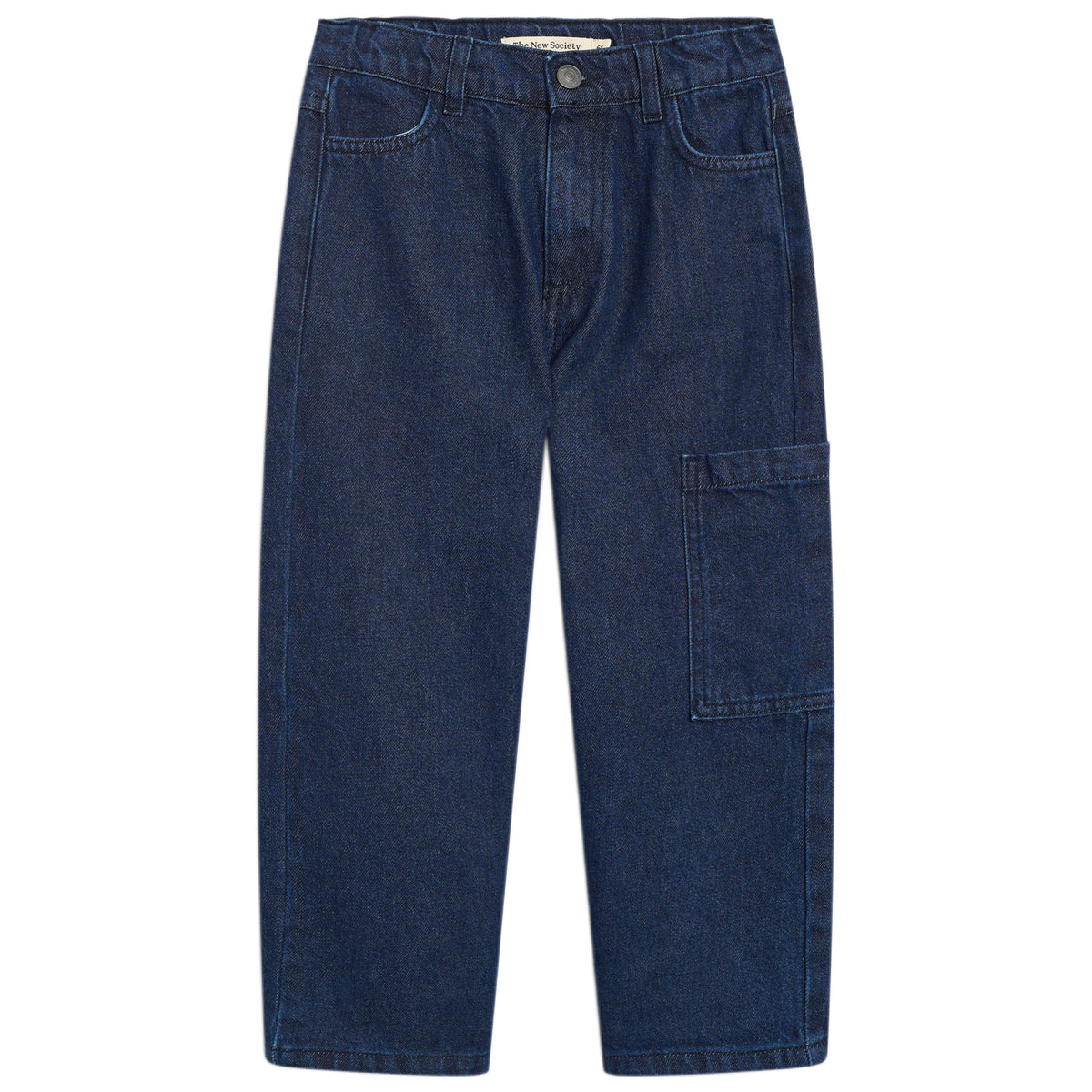 TNS Denim Pockets Trouser-Dark Blue
