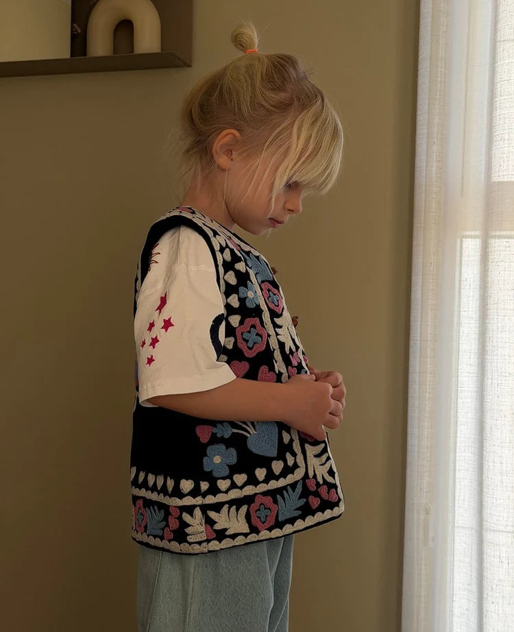 Timothy Mini Vest Navy