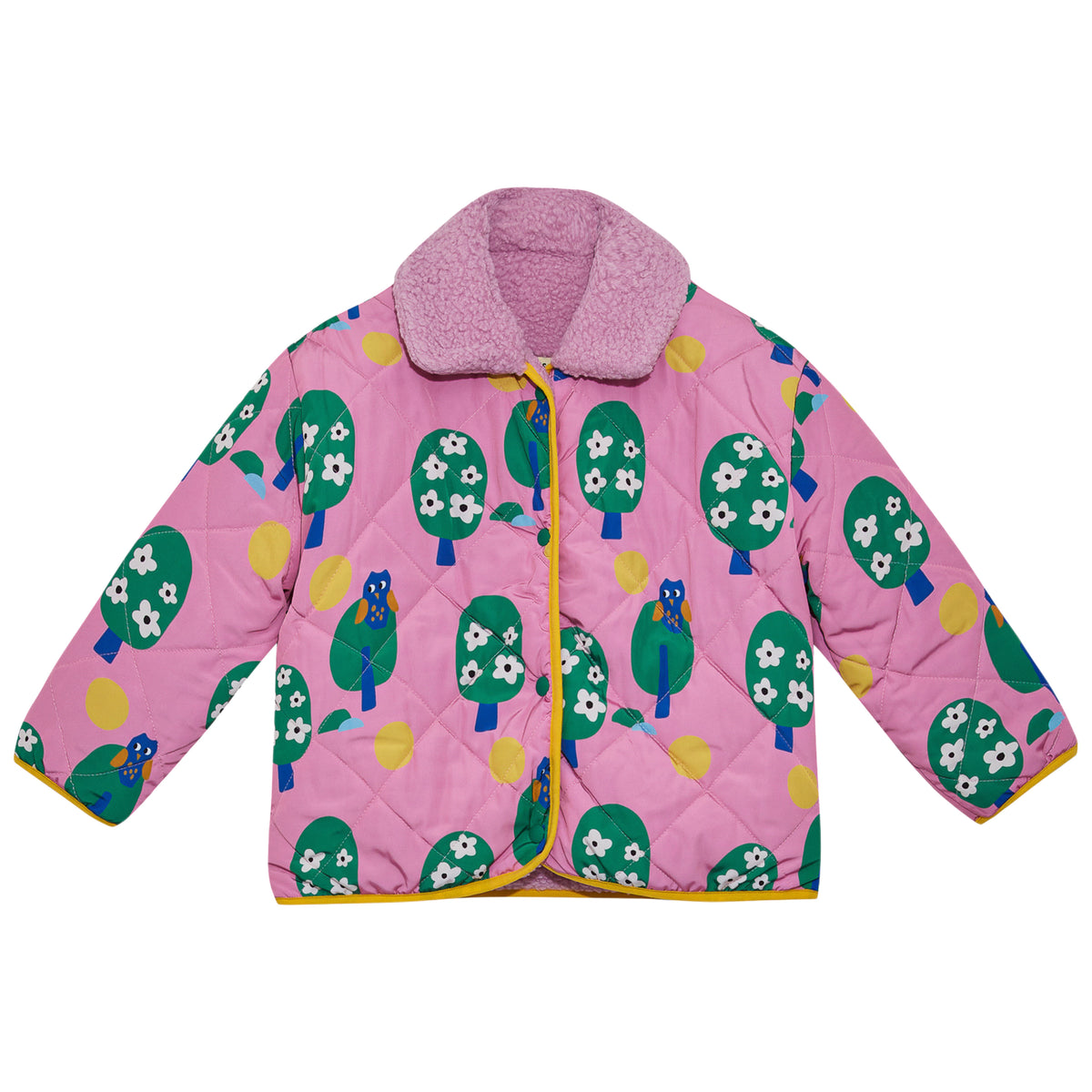 Little Owl Reversible Sherpa Jacket
