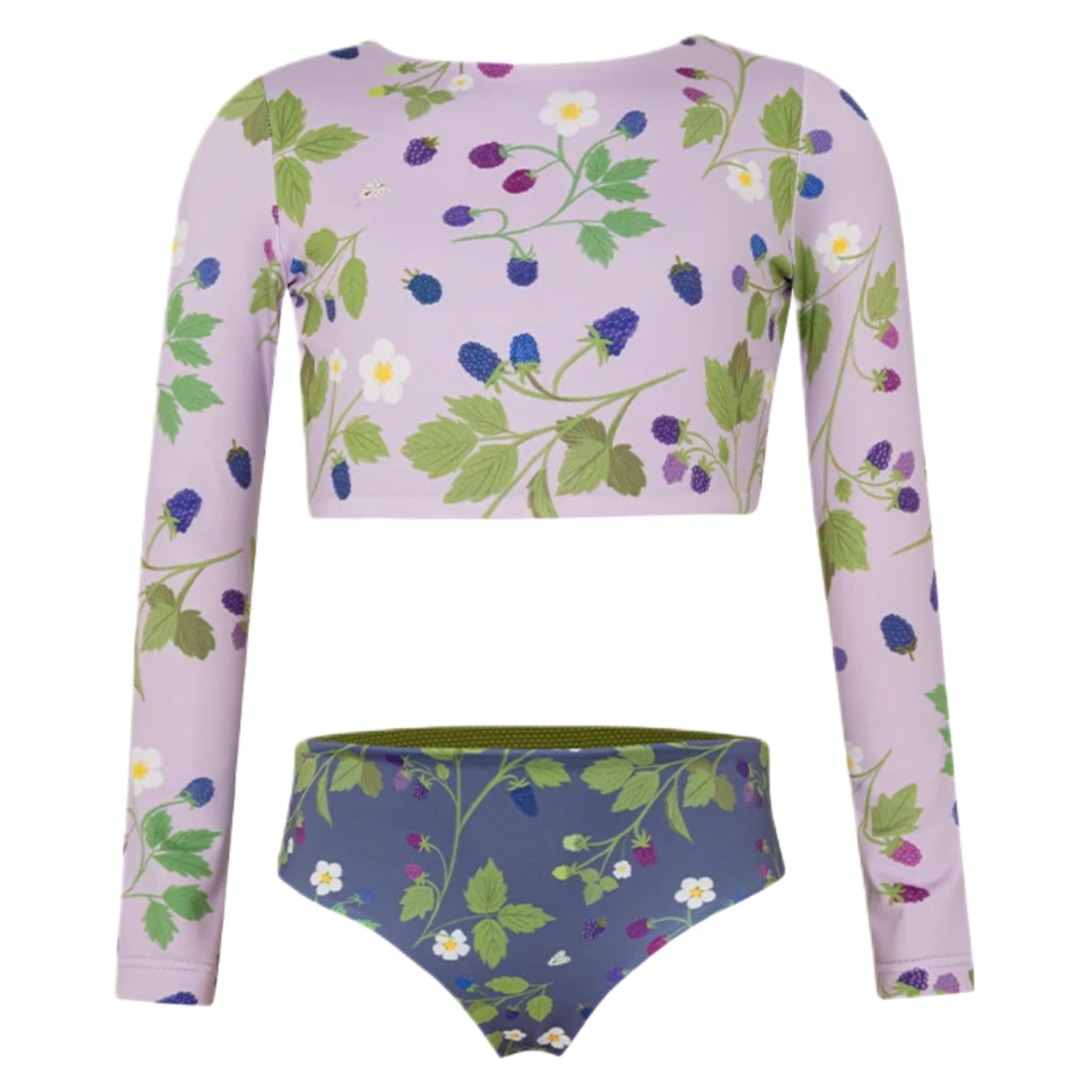 Moras Lila Sun Long Sleeve Bikini - Reversible Bottom