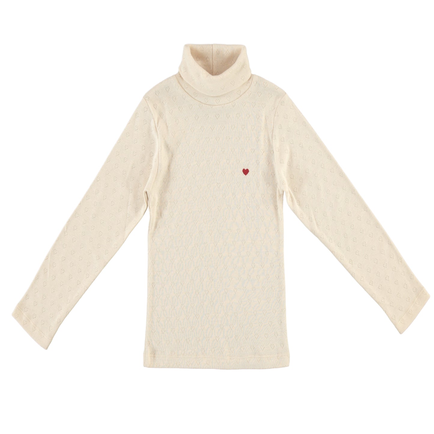 Bebe Heart Turtlenec