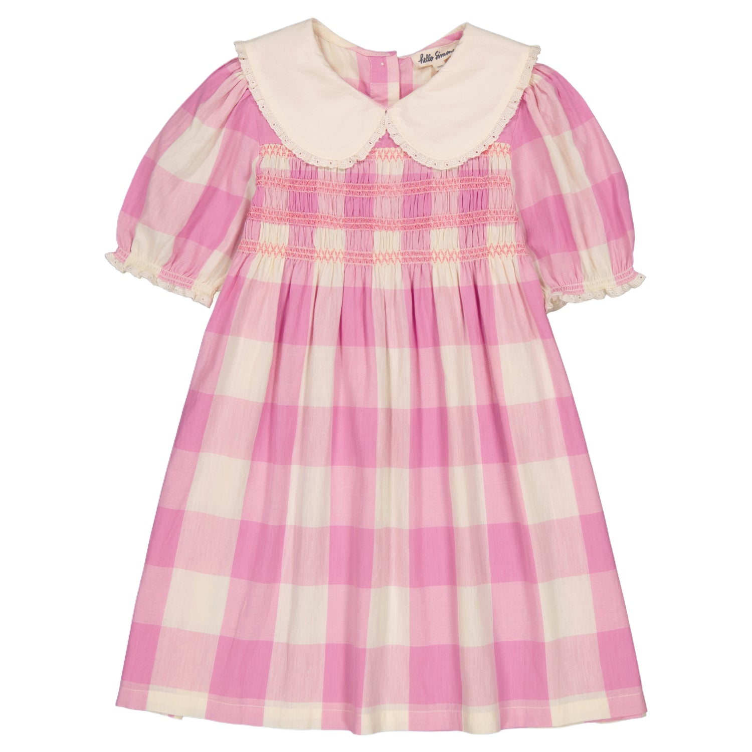 Lalie Check Lila Dress