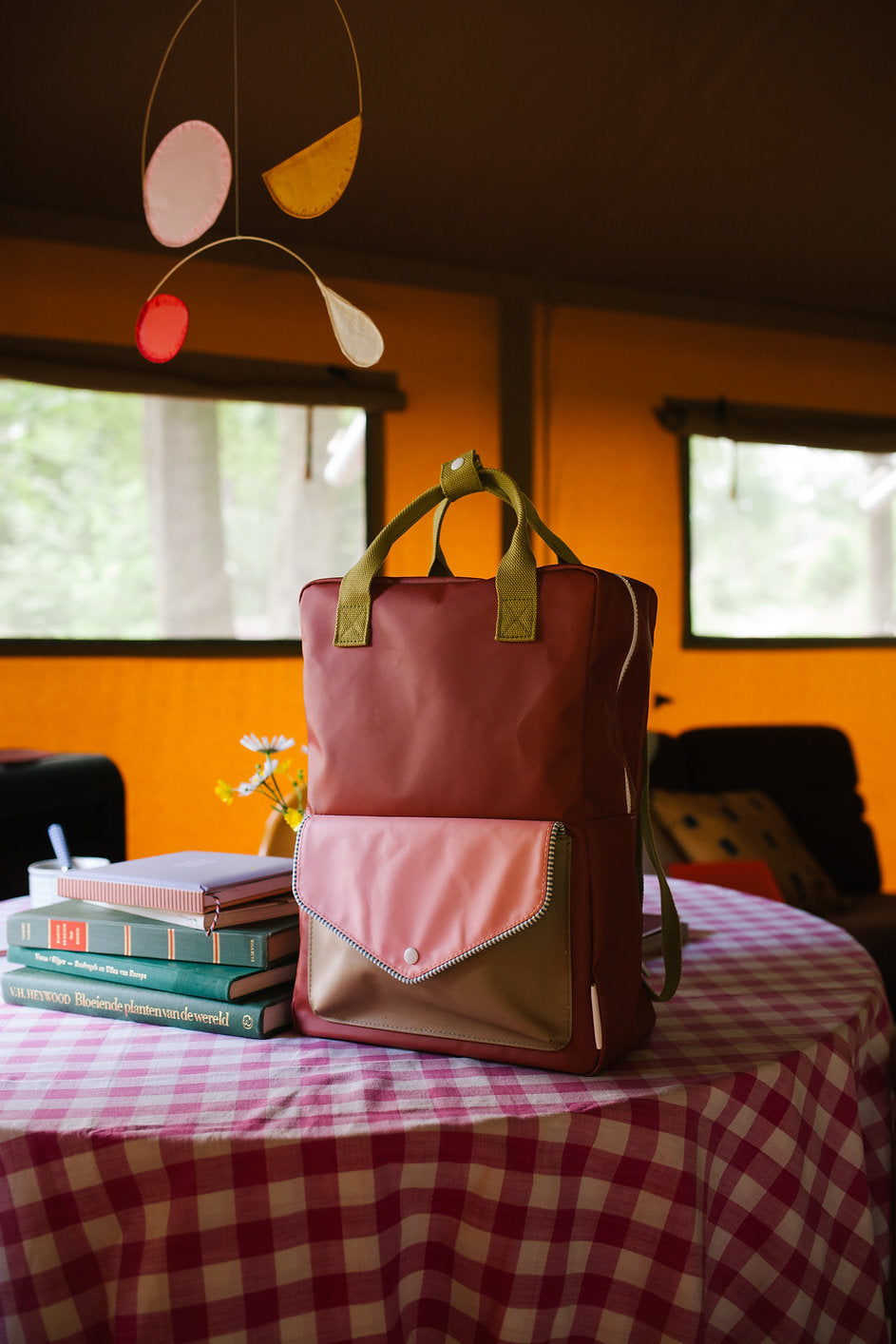 Lighthouse Red Large Backpack