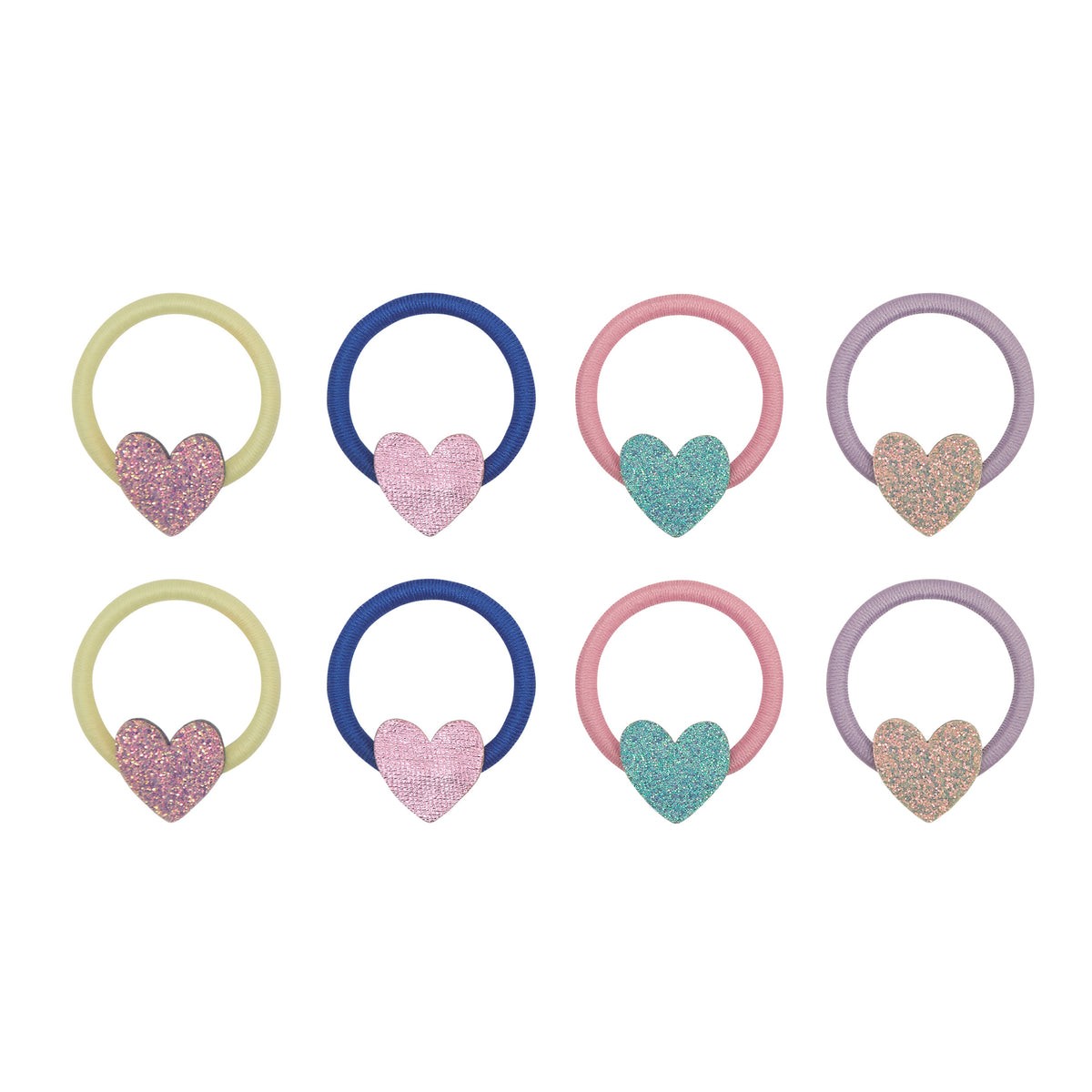 Happy Heart Mini Hair Ties