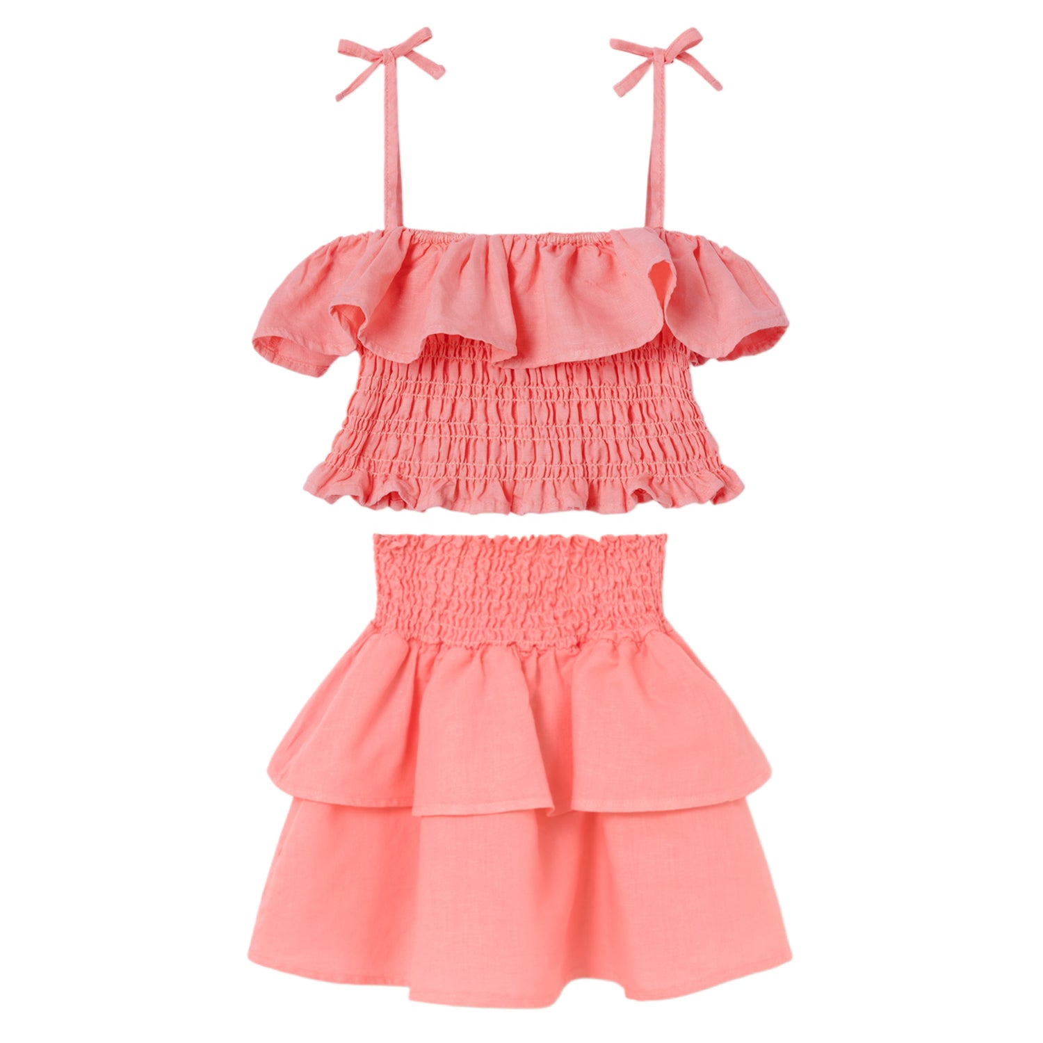 Belli Candy Pink Linen Set
