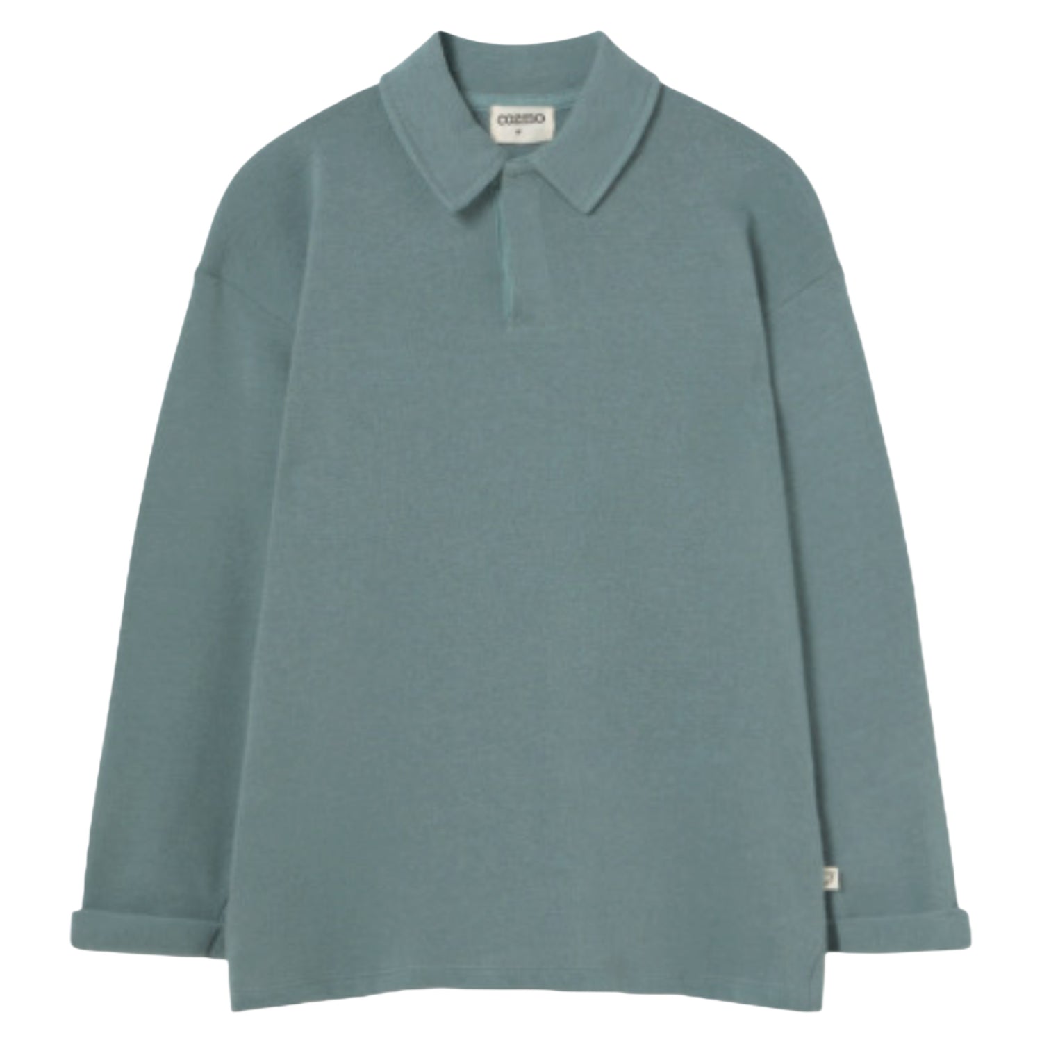 Soft Bushed Artic Blue Knit Sweater