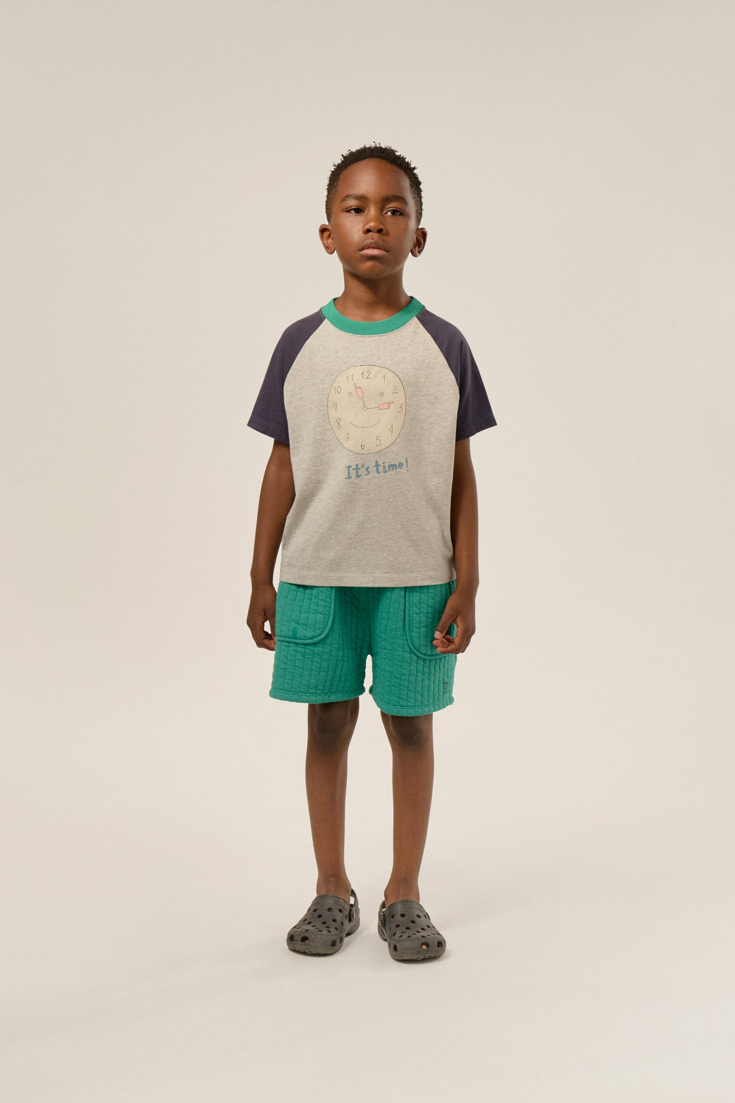 It's Time Color Block Tshirt