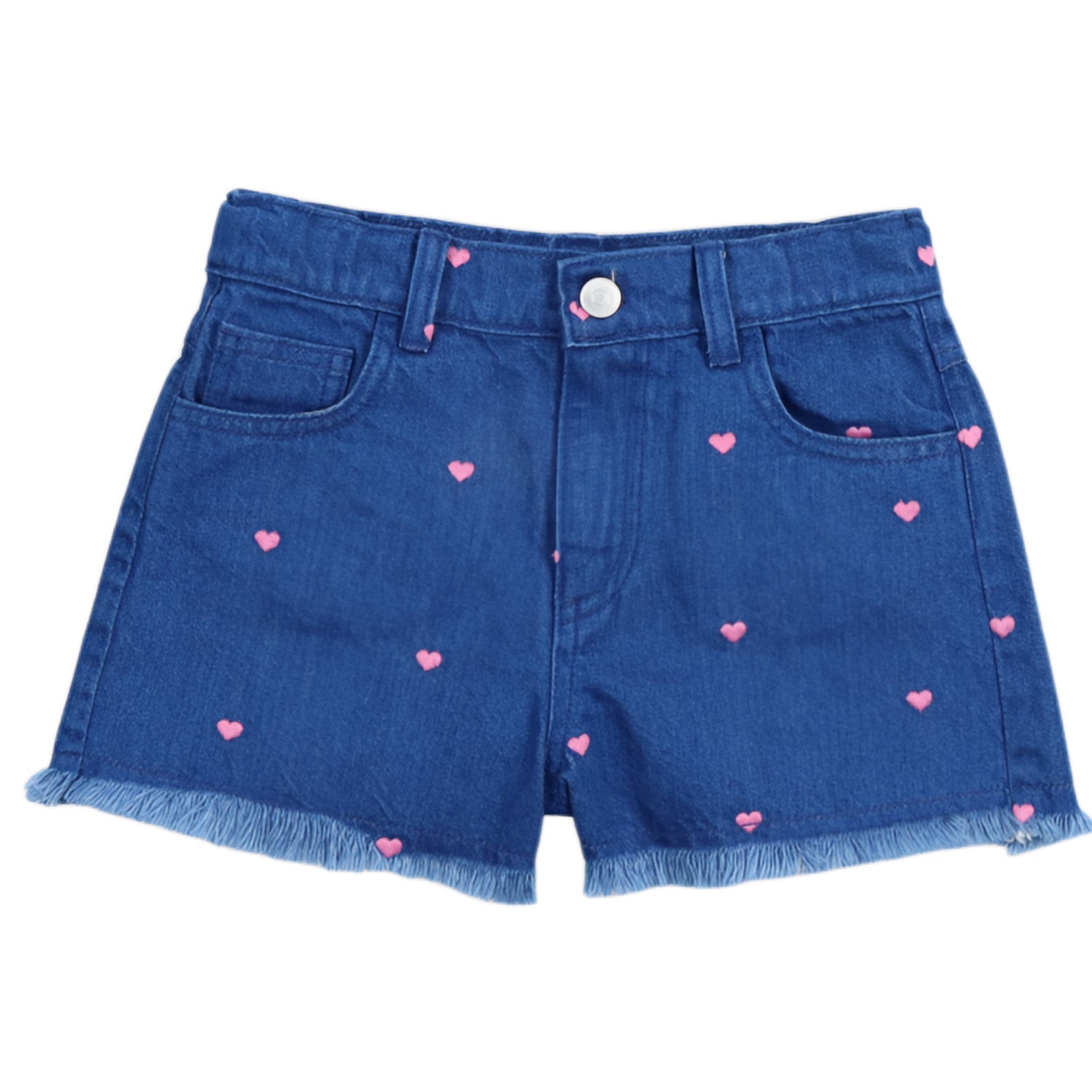 Lys Short Hearts Light Denim