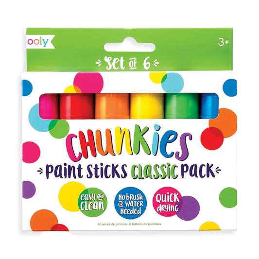 Chunkies Paint Sticks - Classic Pack of 6