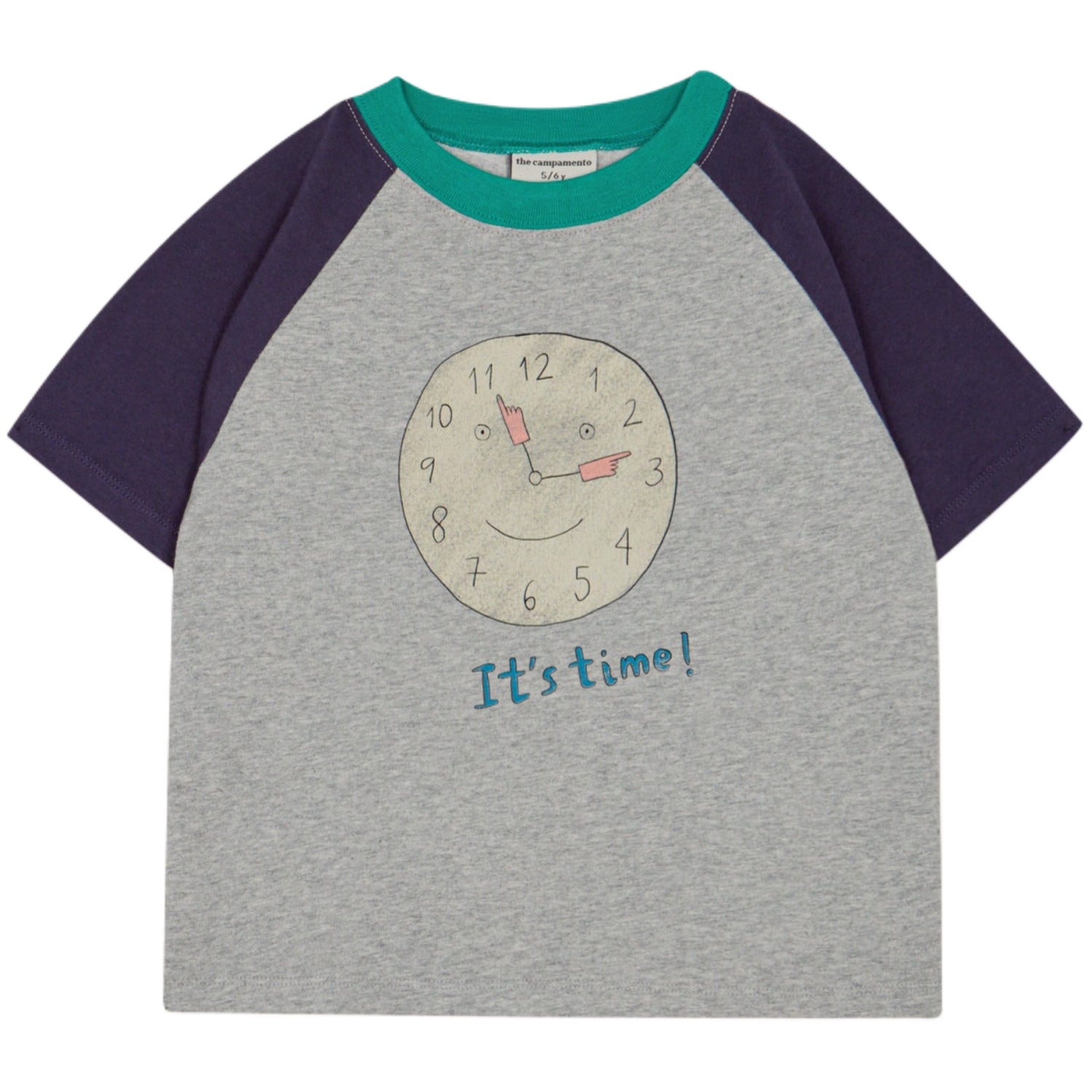 It's Time Color Block Tshirt