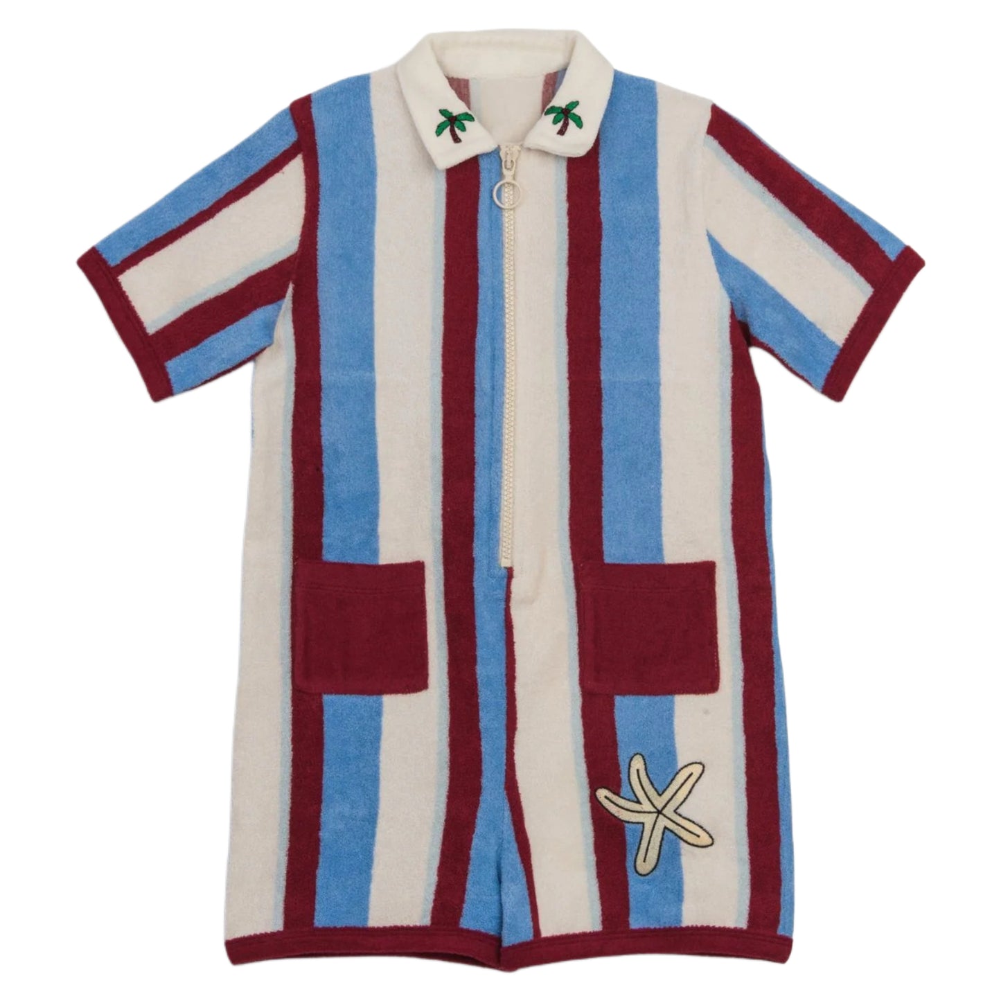 Marina Stripes Terry Overall