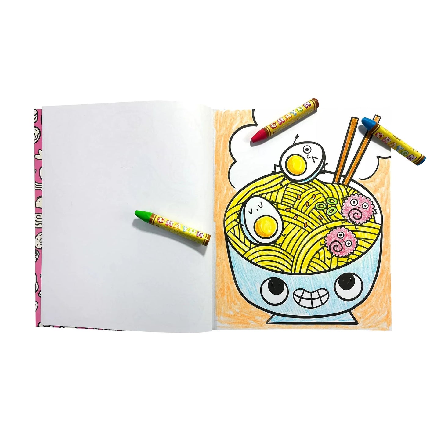 Color-in Book: Happy Snack