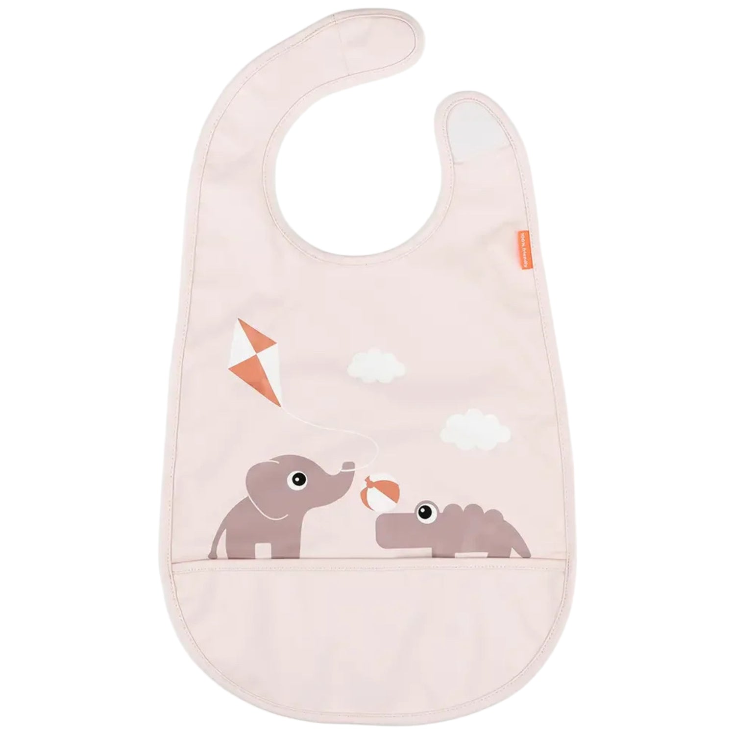 Bib W/Velcro Playground Powder