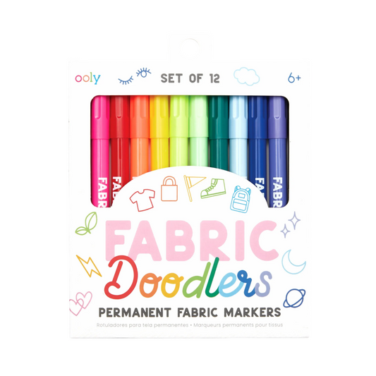 Fabric Doodlers Markers - Set of 12