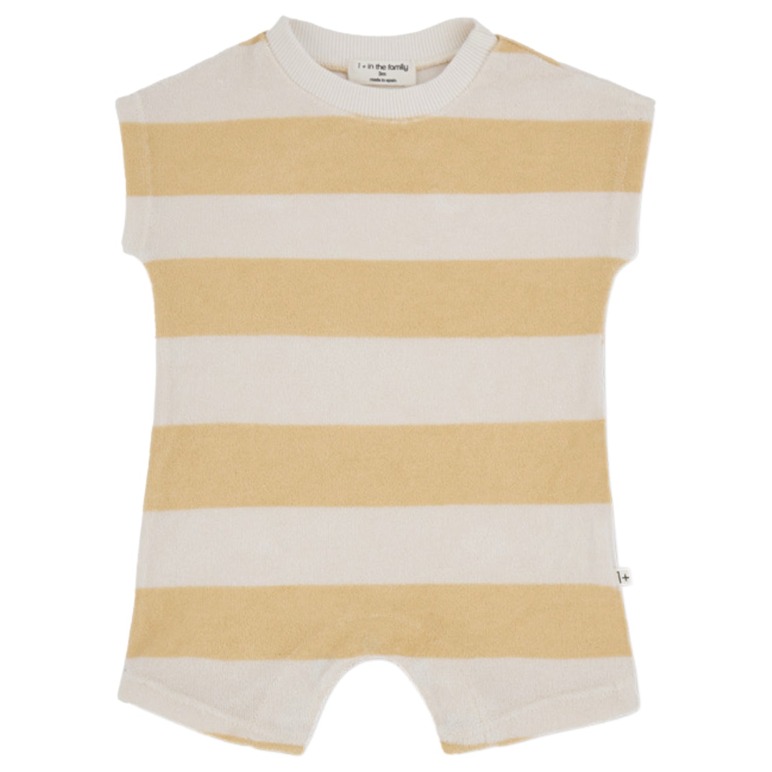 Striped Terry Jersey Jumpsuit