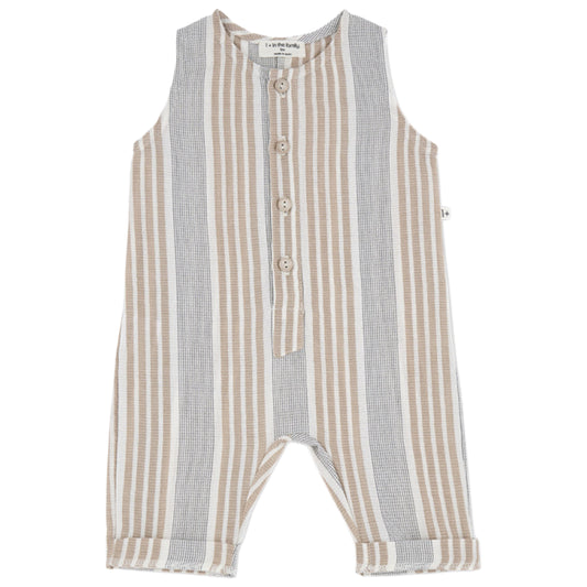 Pius Petroleum Mattress Stripes Jumpsuit