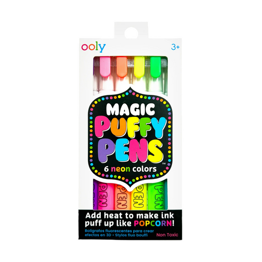 Magic Neon Puffy Pens