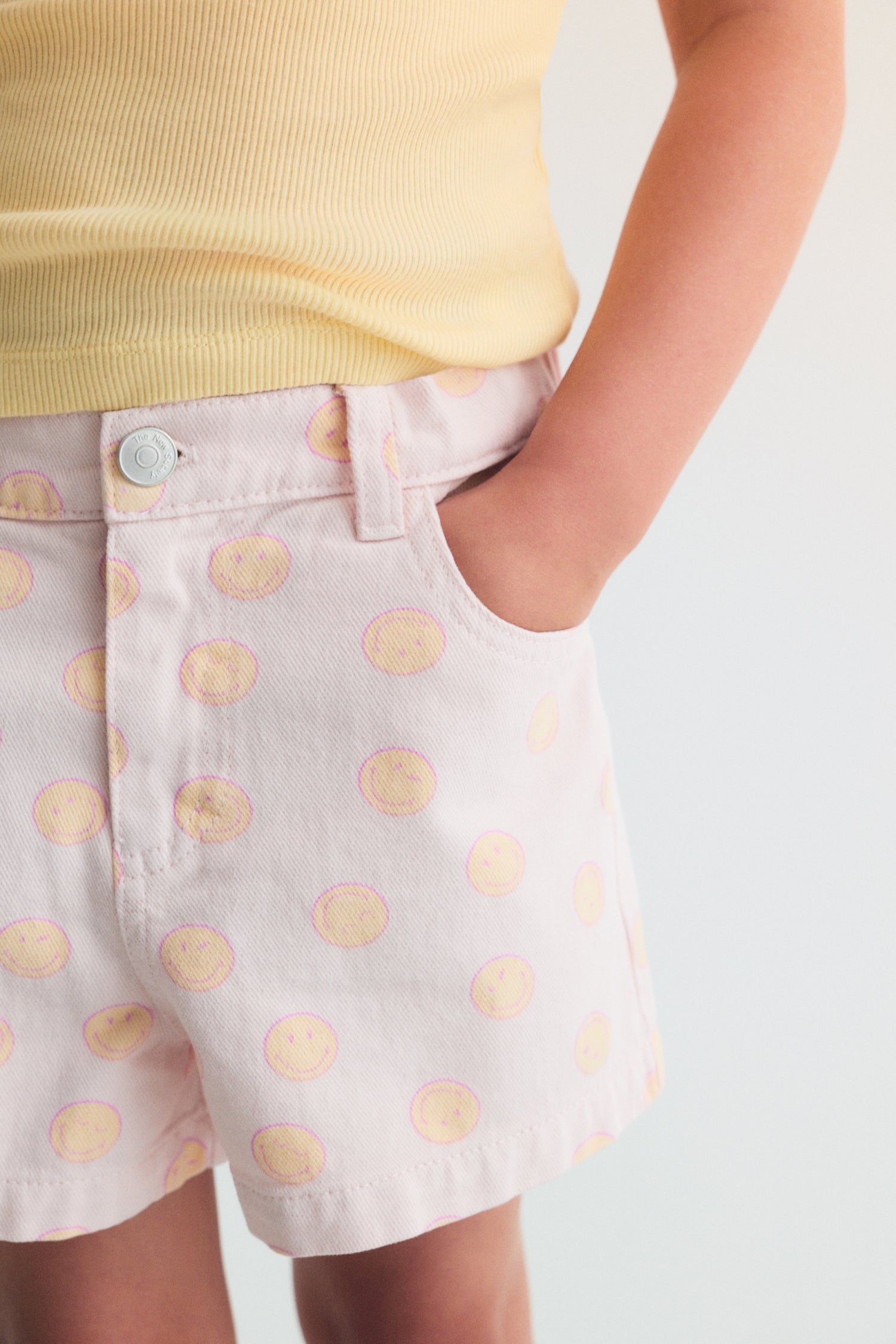 Smiley Denim Short