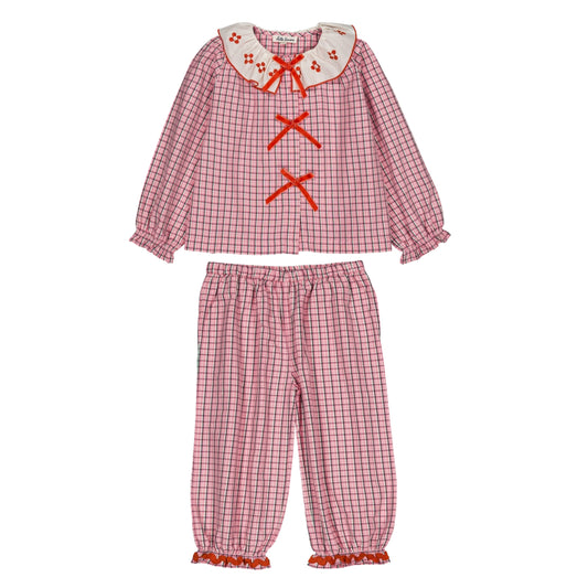 Pink Check Set