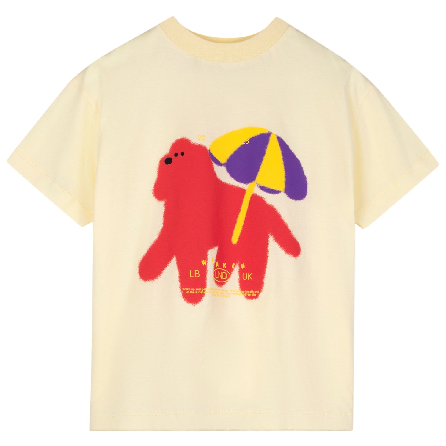Lemon Yellow Dog Tee