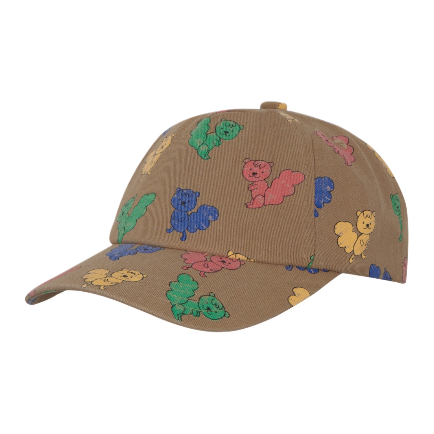 Multicolor Squirrels Cap