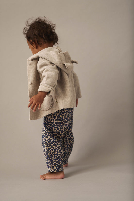 Animal Print Twill Baby Pants