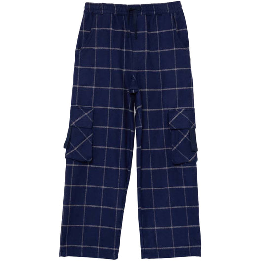 Tobia Plaid Flannel Navy