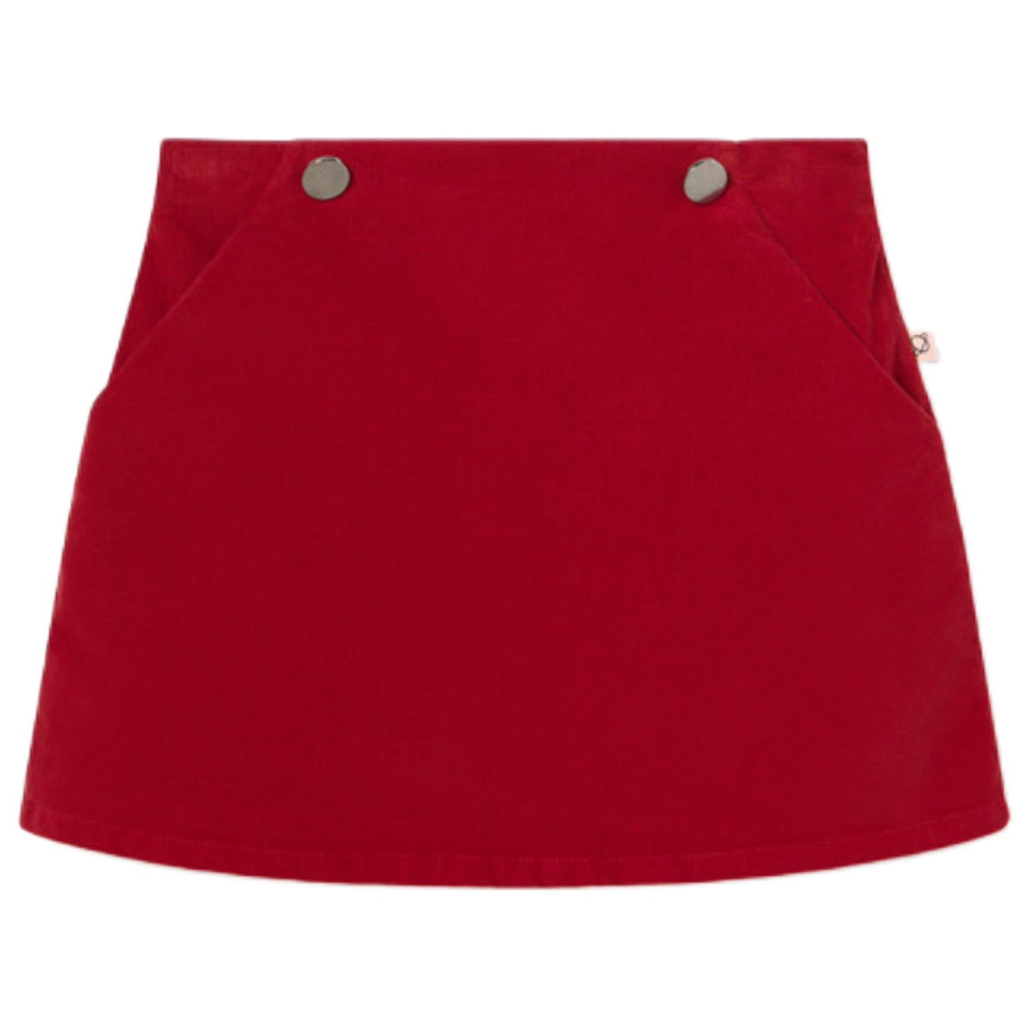 Fine Comfort Red Corduroy Skirt