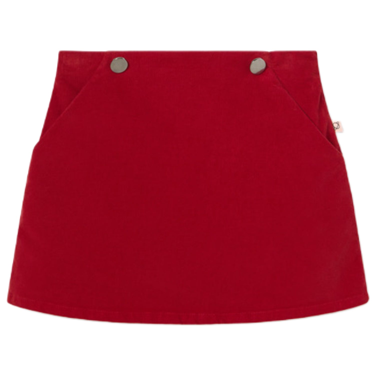 Fine Comfort Red Corduroy Skirt