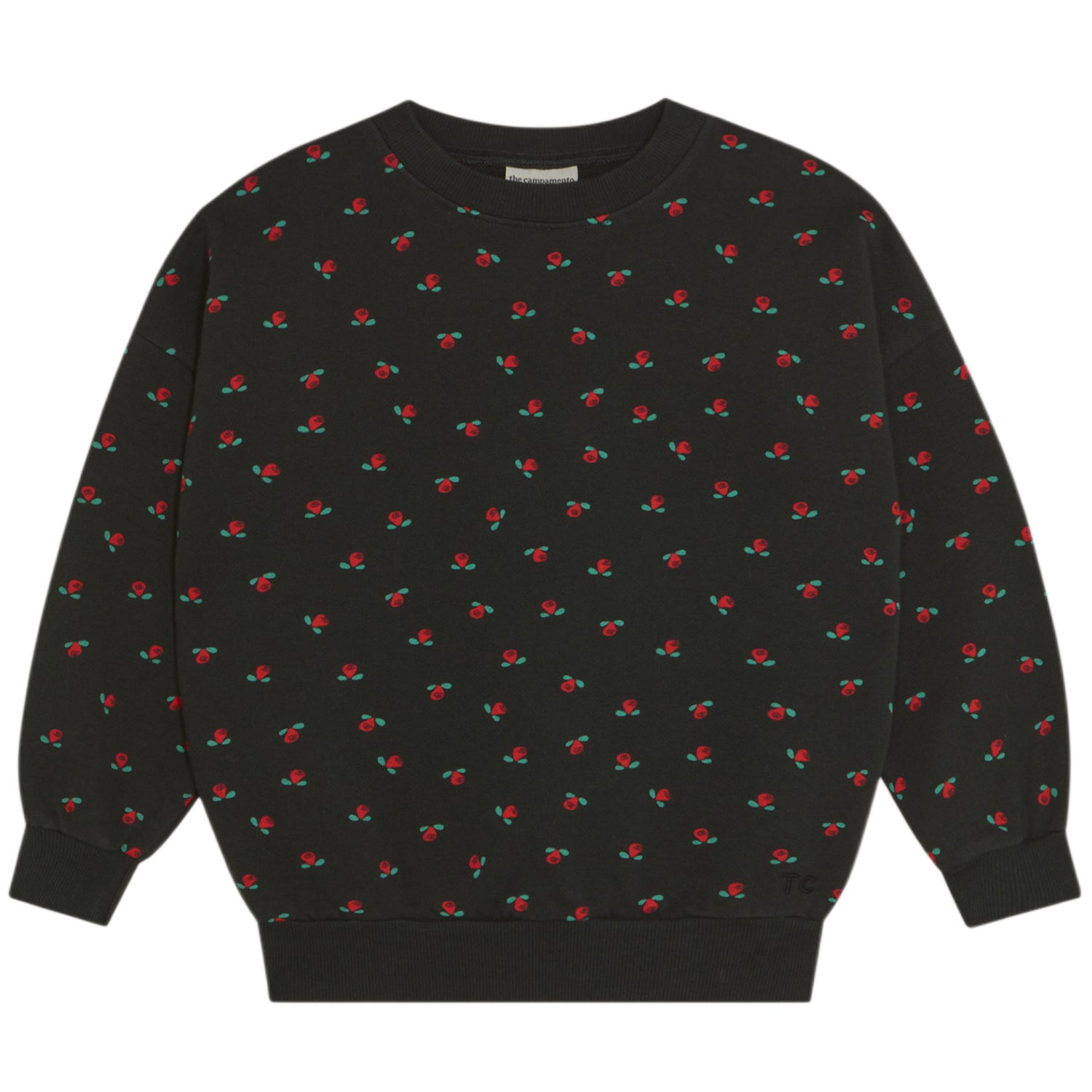 Flowers Grey Sweatshirt