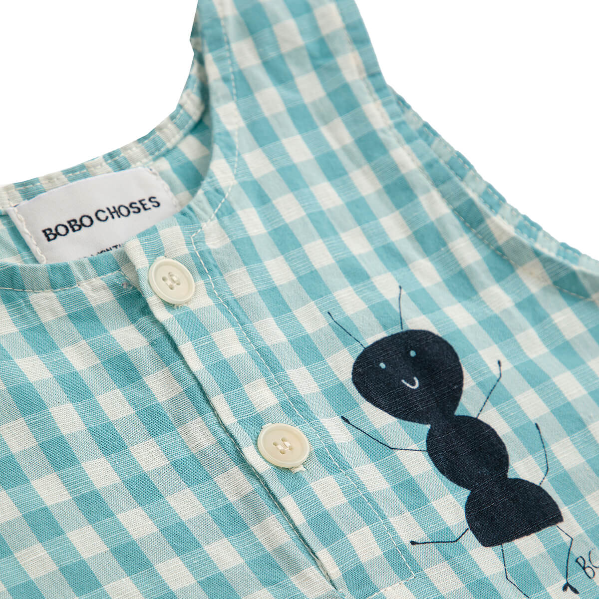 Ant Vichy Woven Playsuit