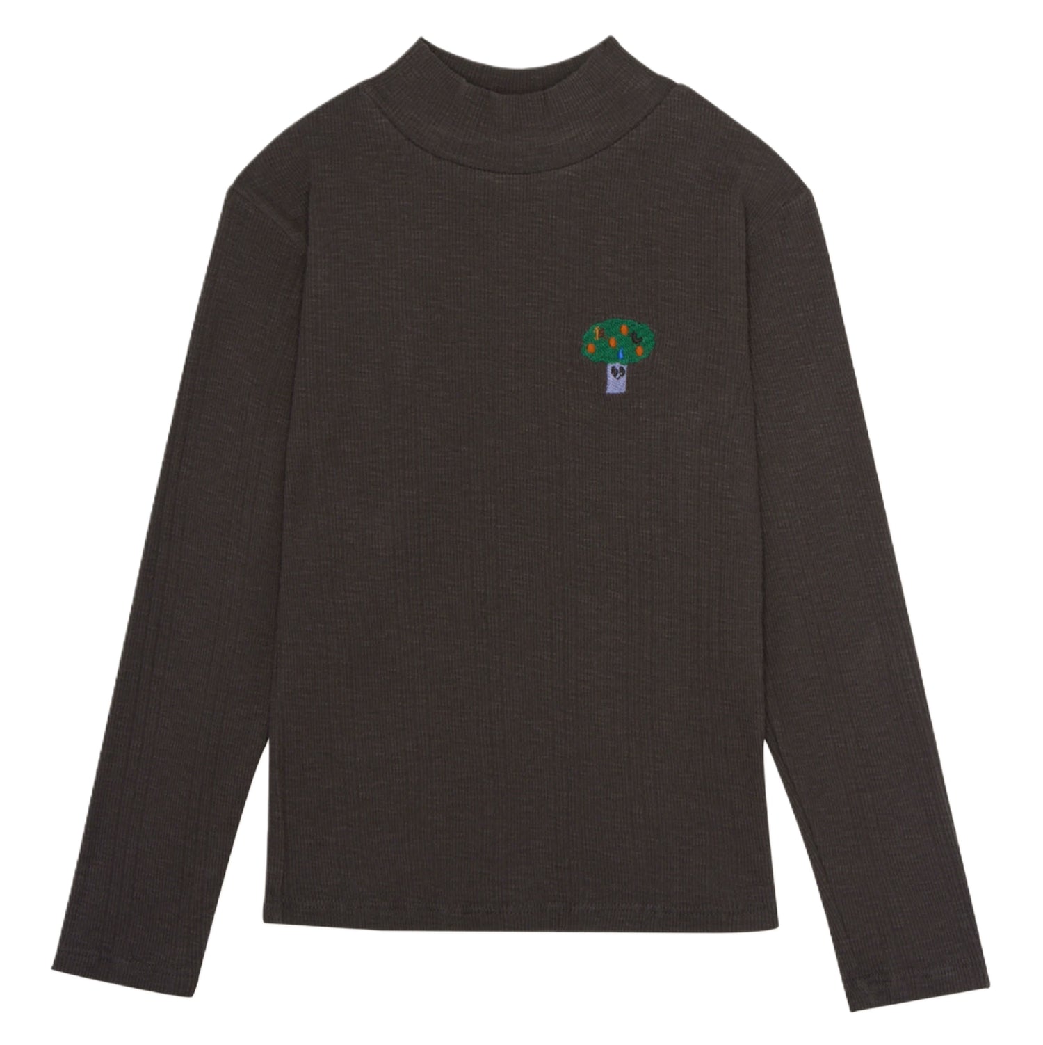 Grey Turtle Neck T-shirt