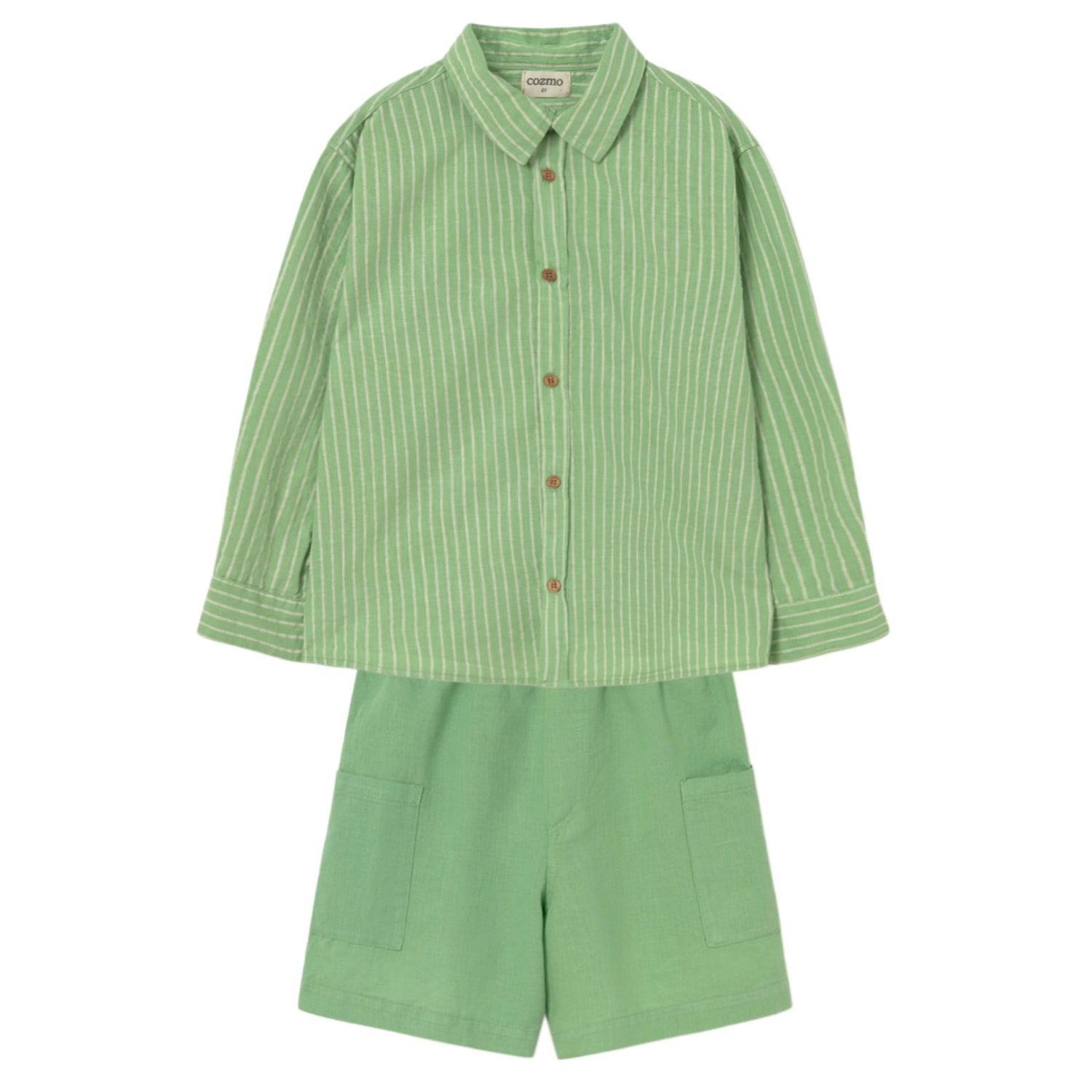 Eric Green Stripped Linen Set